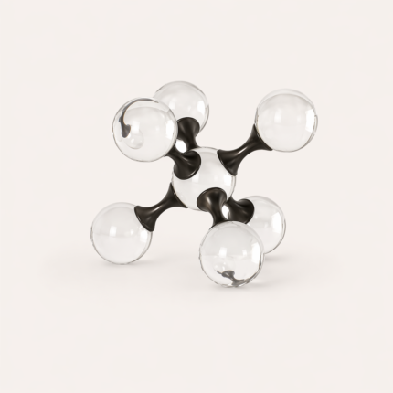 Modern Orbital Sculpture Black UAE