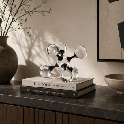 Modern Orbital Sculpture Black UAE