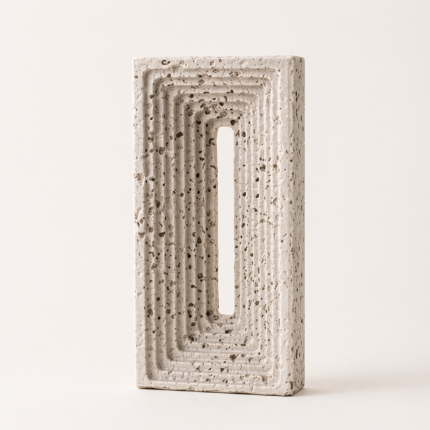 White Stone Portal Sculpture Large UAE | Luxury Decor