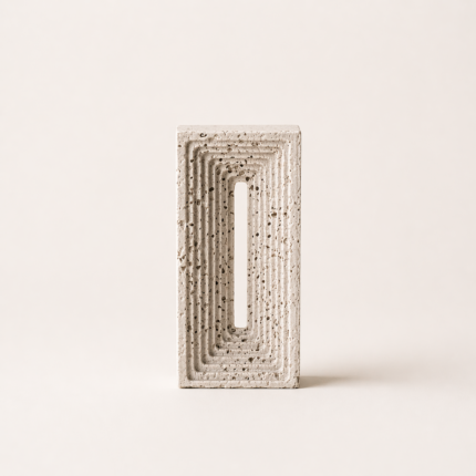 White Stone Portal Sculpture Small UAE | Luxury Decor