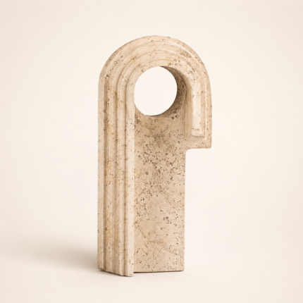 Beige Arch Sculpture UAE | Modern Minimal Decor