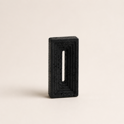 Black Stone Portal Sculpture Small UAE | Luxury Decor