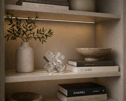 Clear Acrylic Decorative Cube Sculpture UAE | Modern Display Accent