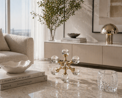 Crystal Sphere Cluster Sculpture Large UAE