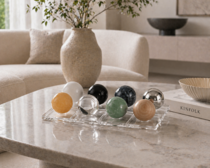 Decorative Sphere Set Sculpture UAE | Luxury Modern Decor