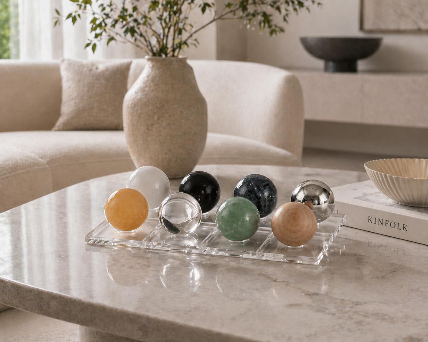 Decorative Sphere Set Sculpture UAE