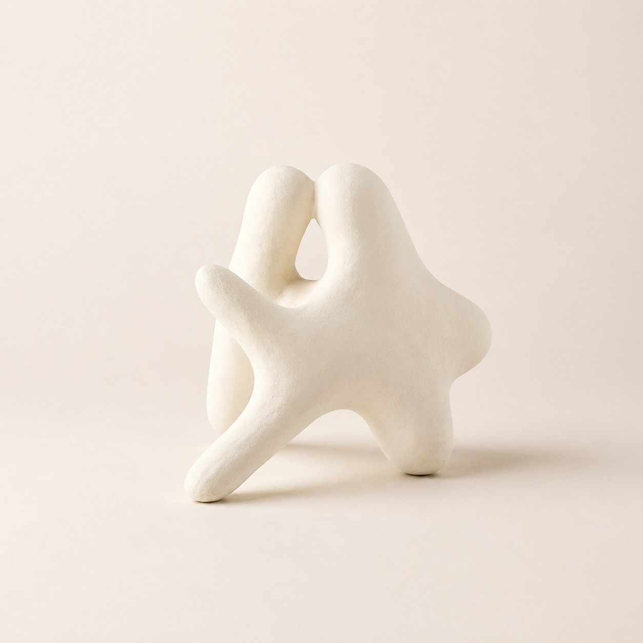 White Abstract Sculpture UAE | Minimal Modern Decor