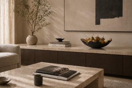 Gold Black Centerpiece Bowl – Luxury Modern Decor UAE