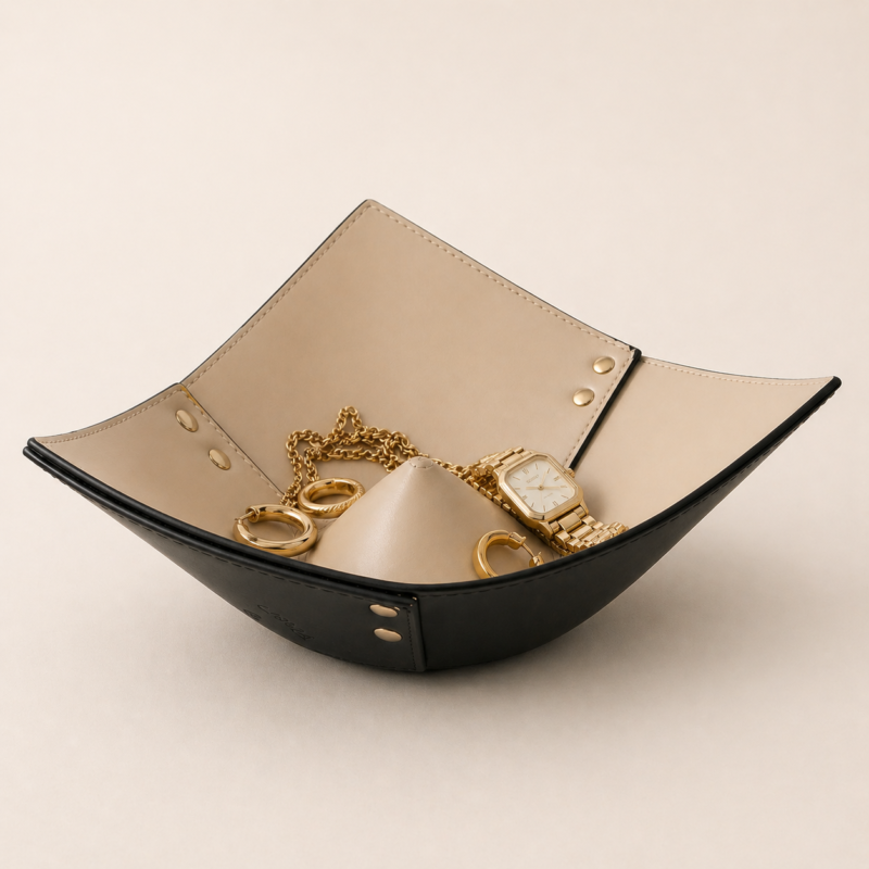 Curved Decorative Bowl Tray – Modern Sculptural Decor UAE