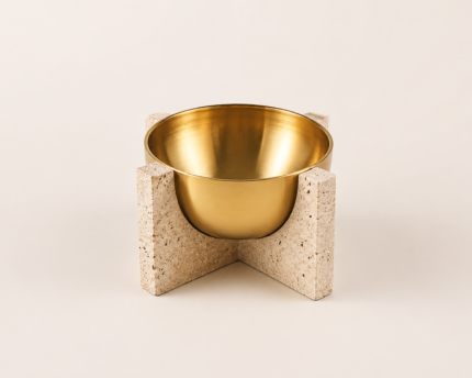 Wabi Sabi Brass Bowl UAE – Organic Rustic Decor