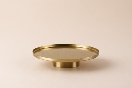 Golden Luxe Display Plate – Modern Luxury Tray UAE