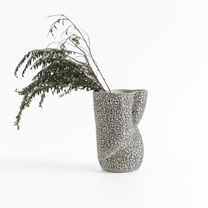 Fractured Earth – Textured Artisan Vase
