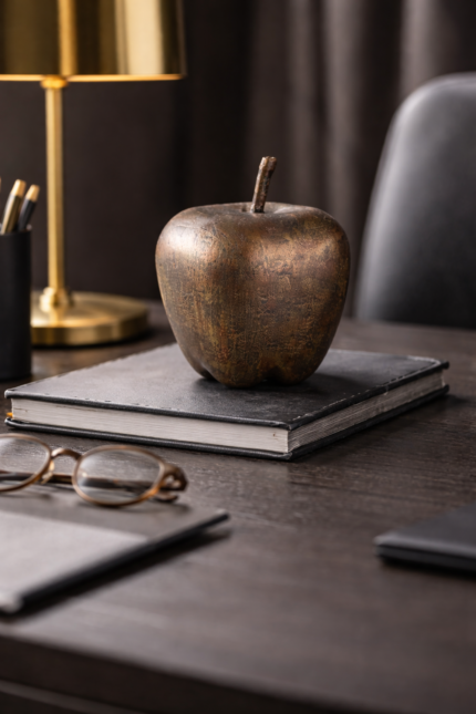 Antique Bronze – Apple Decorative Accent