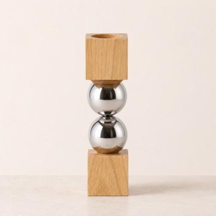 Orbit Stack Candle Holder Small – Modern Sculptural Decor UAE
