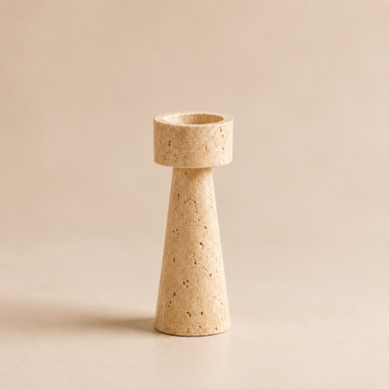 Geo Shine Large Candle Holder – Modern Geometric Decor UAE