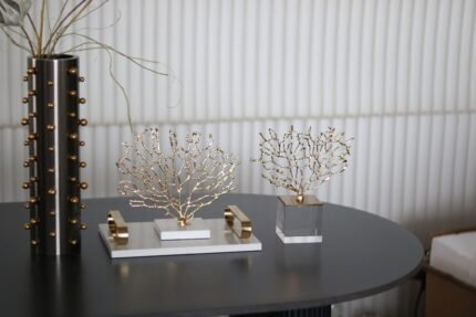 Golden Reef – Abstract Coral Sculpture