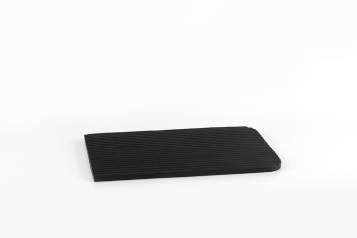 Obsidian Lines – Minimalist Black Texture Tray - Image 5