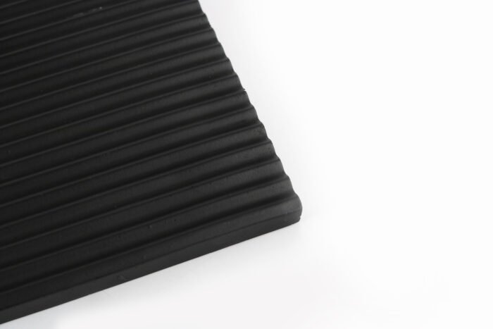 Obsidian Lines – Minimalist Black Texture Tray - Image 4