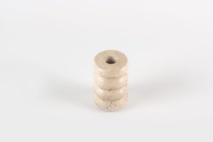 Stacked Stone Balance – Cream Candle Holder