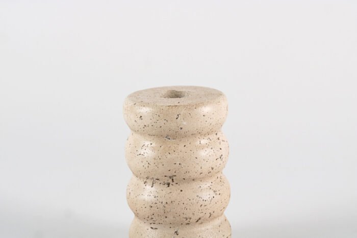 Stacked Stone Balance – Cream Candle Holder - Image 3