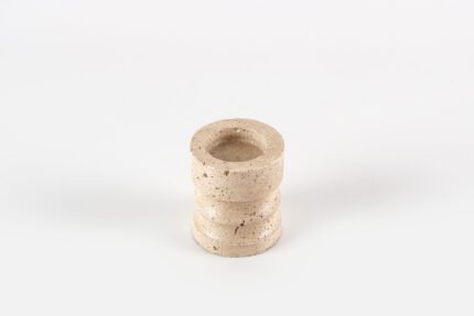 Stacked Stone Candle Holder – Zen Sculptural Decor UAE
