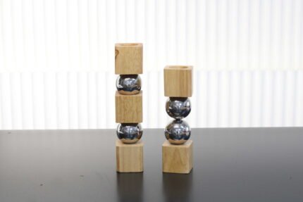 Orbit Stack Candle Holder Small – Modern Sculptural Decor UAE