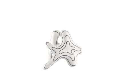 White Geometric Sculpture UAE | Minimal Modern Decor