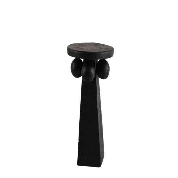Orbit Totem – Sculptural Object in Black