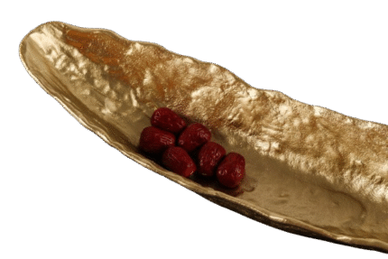 Sculptural Gold Organic Centerpiece Tray – Luxury Decor UAE