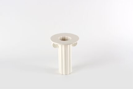 Athenian Base – Ivory Column Vase