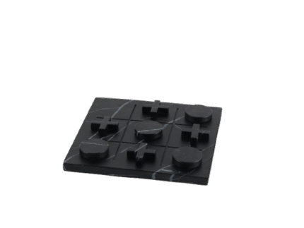 Black XO Marble Game
