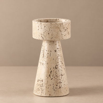 geo shine large candle holder