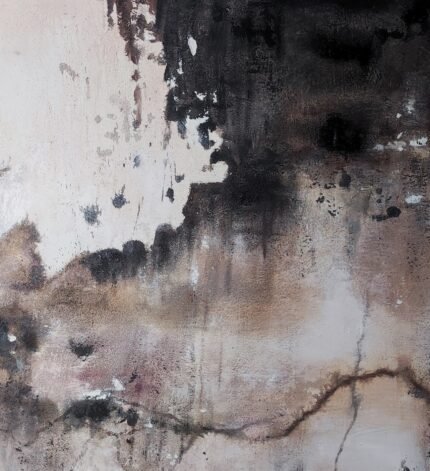 Textured Abstract Hand Painted Wall Art UAE | Modern Minimal Canvas