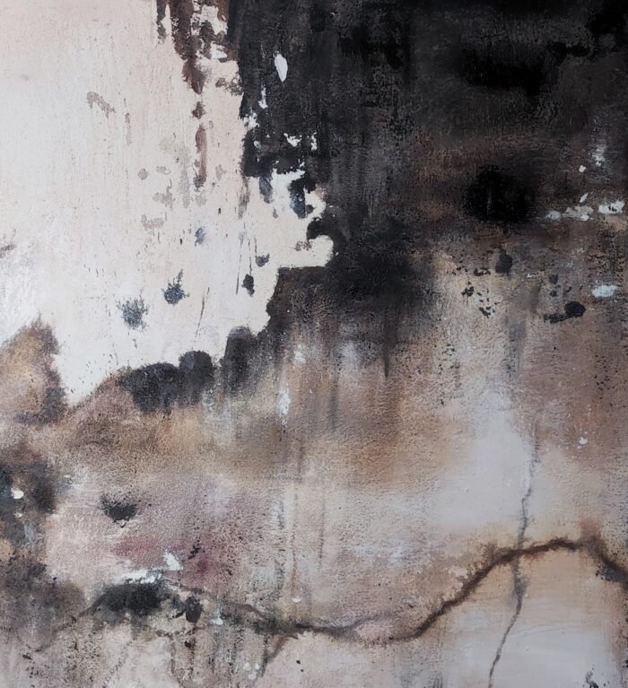 Earthen Fade – Textured Abstract Painting - Image 4