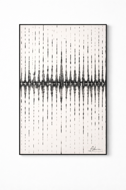 Echo Veil – Hand-Painted Abstract Wall Art