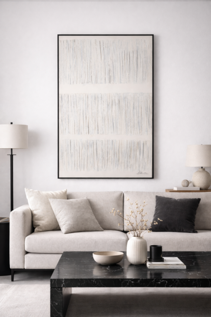 Whispered Lines – Minimalist Textured Harmony