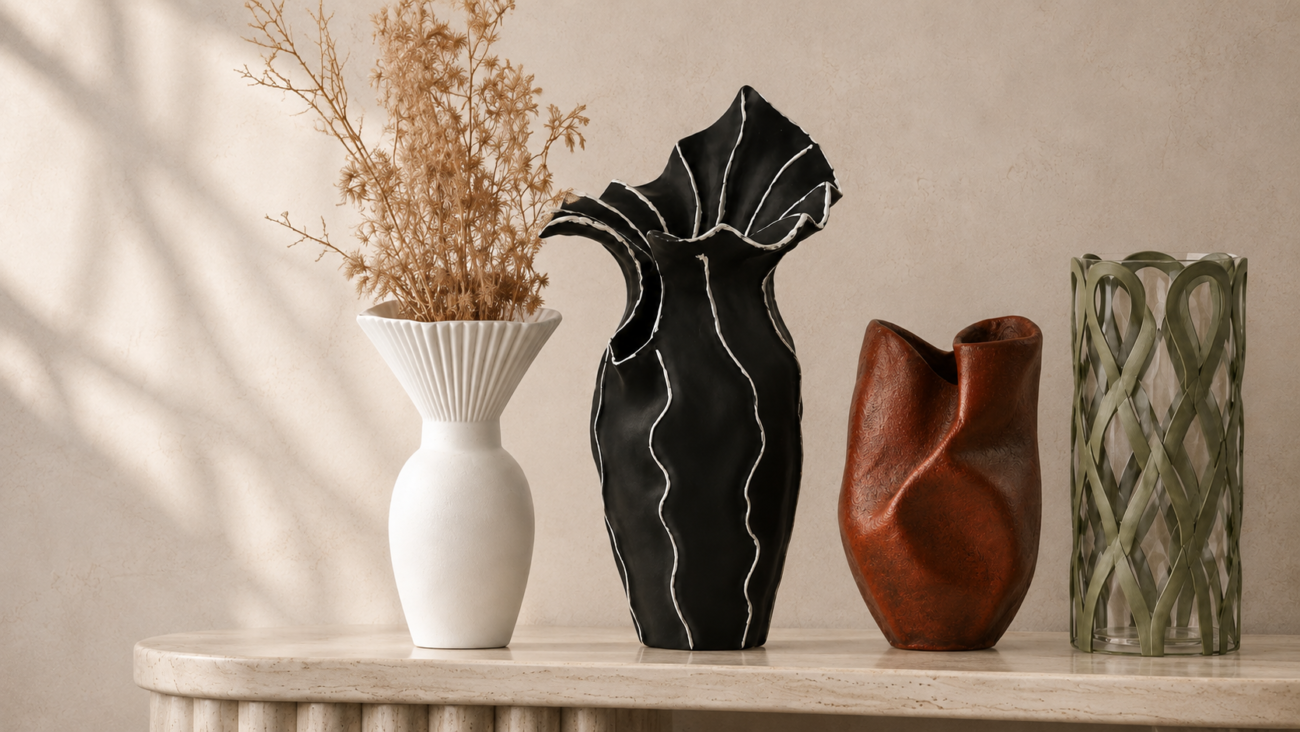 Vases at MAZART UAE